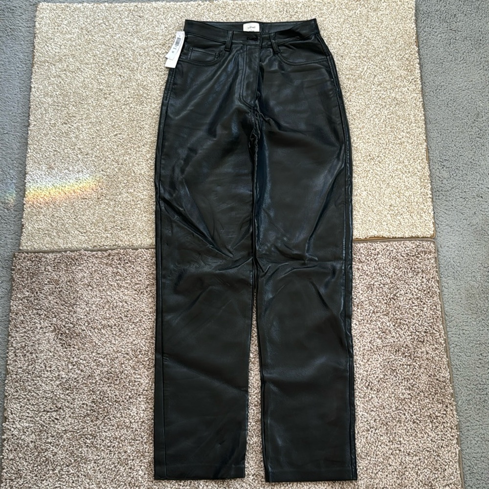 Wilfred by Aritzia Vegan Leather Pants size 4 NWT